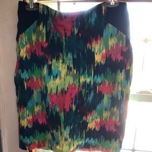 Mult color skirt